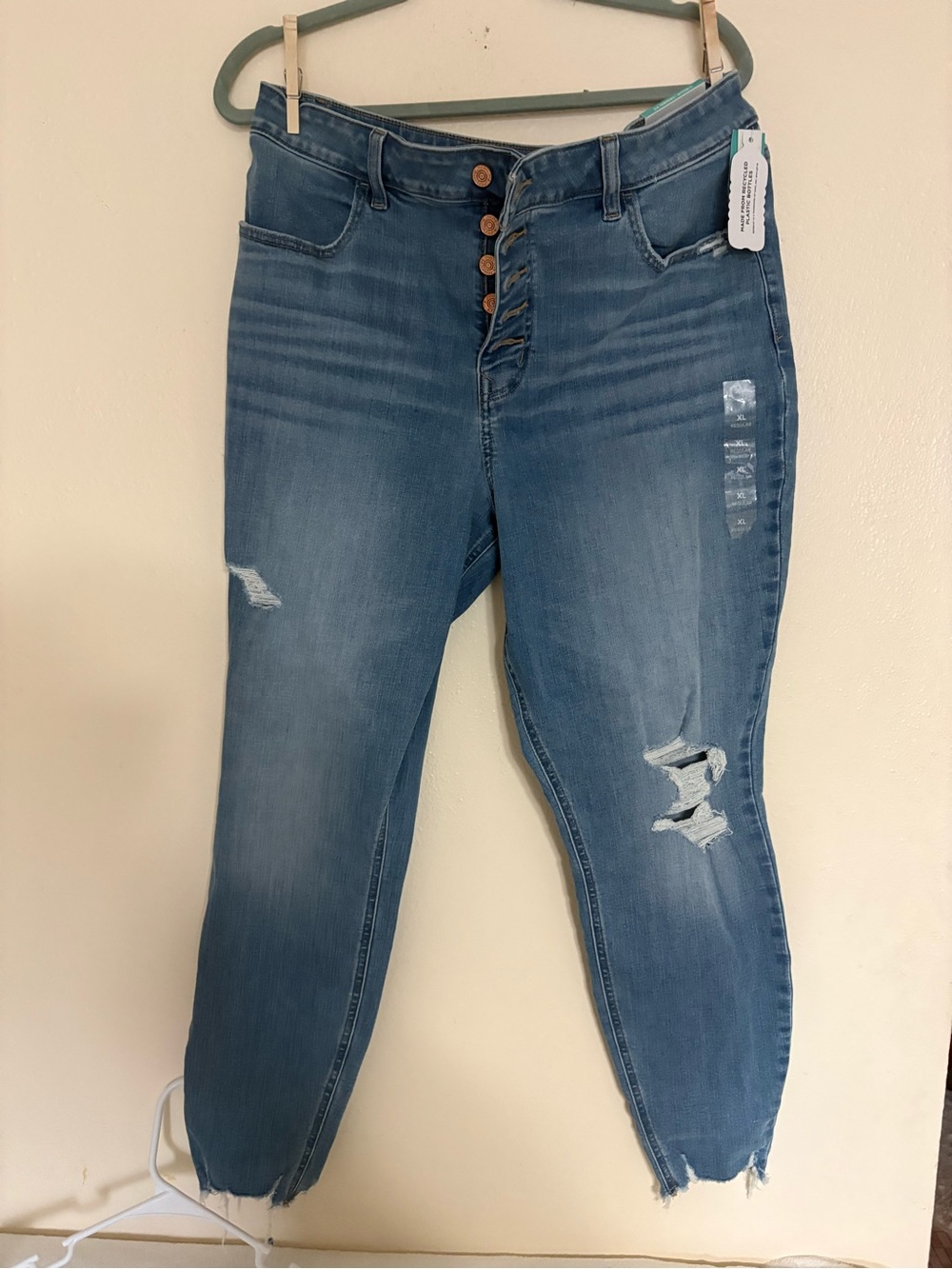 Size XL m jeans from Maurices Distressed Women’s Jeans - Blue